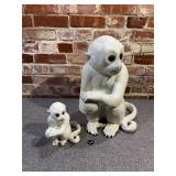 Vintage Italian Glazed Monkeys