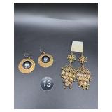 Vintage Earrings, Pair