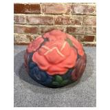 Reverse Painted Fluffy Floral Lamp Shade