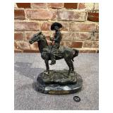 Puncher by Frederic Remington, Bronze Sculpture