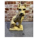 Vintage Chalkware Terrier