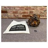 Tommy Woods Acacia Wood Tiger Case Purse