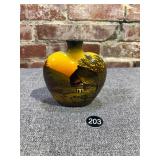 Schramberg German Hand Painted Pottery Vase