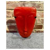 Jaramillo Bros Art Glass Mask Wall Hanging