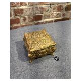 Art Nouveau Gilt Metal Presentation Box