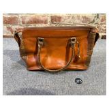 Vintage Brahmin Brown Leather Bag