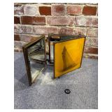 Brass & Nautical Tri-Fold Shaving Mirror