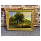 Landscape Oil Panting, Signed