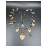 Vintage Glass Works Studio Charm Necklace