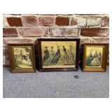 3 Victorian Art Prints