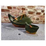 Vintage Zhejiang Style Swan Goos Baskets, 2