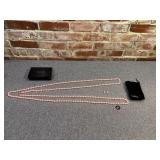 Vintage Joan Rivers Pink Pearl Necklace