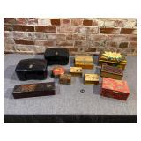 Collection of Jewelry/Trinket Boxes