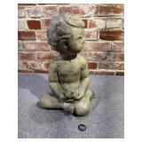 Concrete Child w Seashell