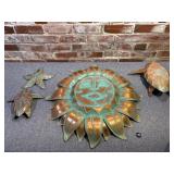 Hammered Copper Art, Signed & Dated
