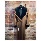 Vintage Brown Wool Coat w Tags