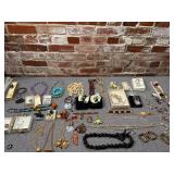 Large Assortment of Vintage Costume Jewelry
