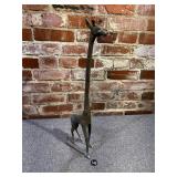 22" Vintage Brass Giraffe