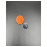 Amber Bakelite Cameo Broch