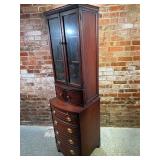 Vintage Mahogany China Cabinet