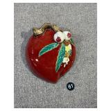 Shiwan Pottery Fruit Wall Pocket