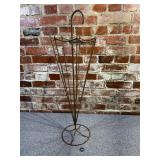 Vintage Rusty Metal Umbrella Stand