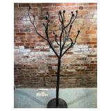 Metal Tree Sculpture Coat Rack