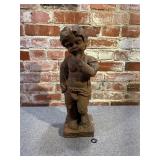 Cast Iron Putti Statue