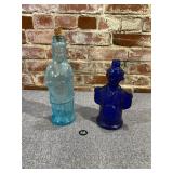 Figural Bottles, Set of 2
