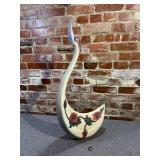 Artisan Made Folk Art Swan