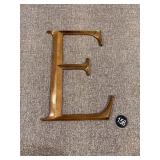 Brass Letter "E"