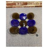 Vintage Blown Glass Platter