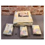 Cherished Rings Yellow Quilt w Shams, King