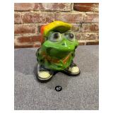 Kitschy Chalkware Frog