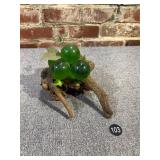 Green Lucite Grape Cluster