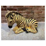 26" Ceramic Zebra