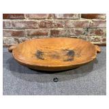 Wood Carved Centerpiece Bowl
