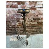 39" Mid-Century Brass Plant Stand