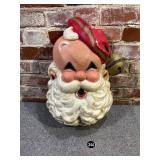 Vintage Christmas Styrofoam Santa Head