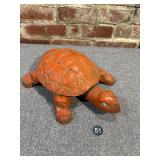 Vintage Royal Prod Metal Mechanical Turtle Ashtray