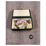 Enameled Bibelot Teapot