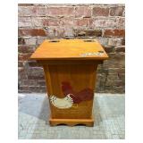 Hand Crafted Trash or Potato Bin