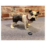 Cast Iron Bull Dog Coin Bank