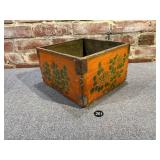 C 1900 Hand Painted, Hand Crafted Box