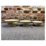 3 Homer Laughlin Mixing Bowls