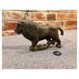 Cast Iron Lion Doorstop