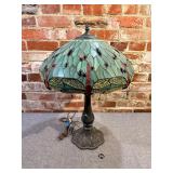 Tiffany Style Dragonfly-Stained Glass Lamp