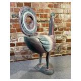 Artisan Made Carved Wood Rooster