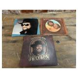 3 Waylon Jennings Record Albums