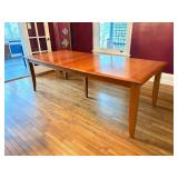 20th C Vintage Arhaus Italian Cherry Dining Table